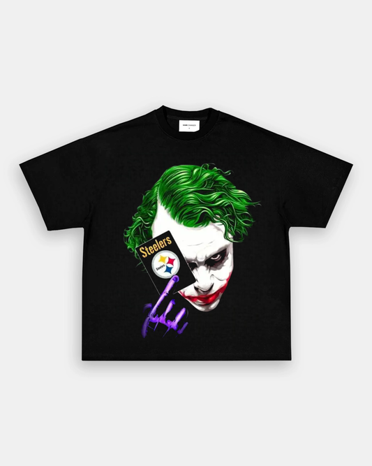 Unisex-Adult Ultra Cotton Washed T-Shirt Graphic  JOKER TEE