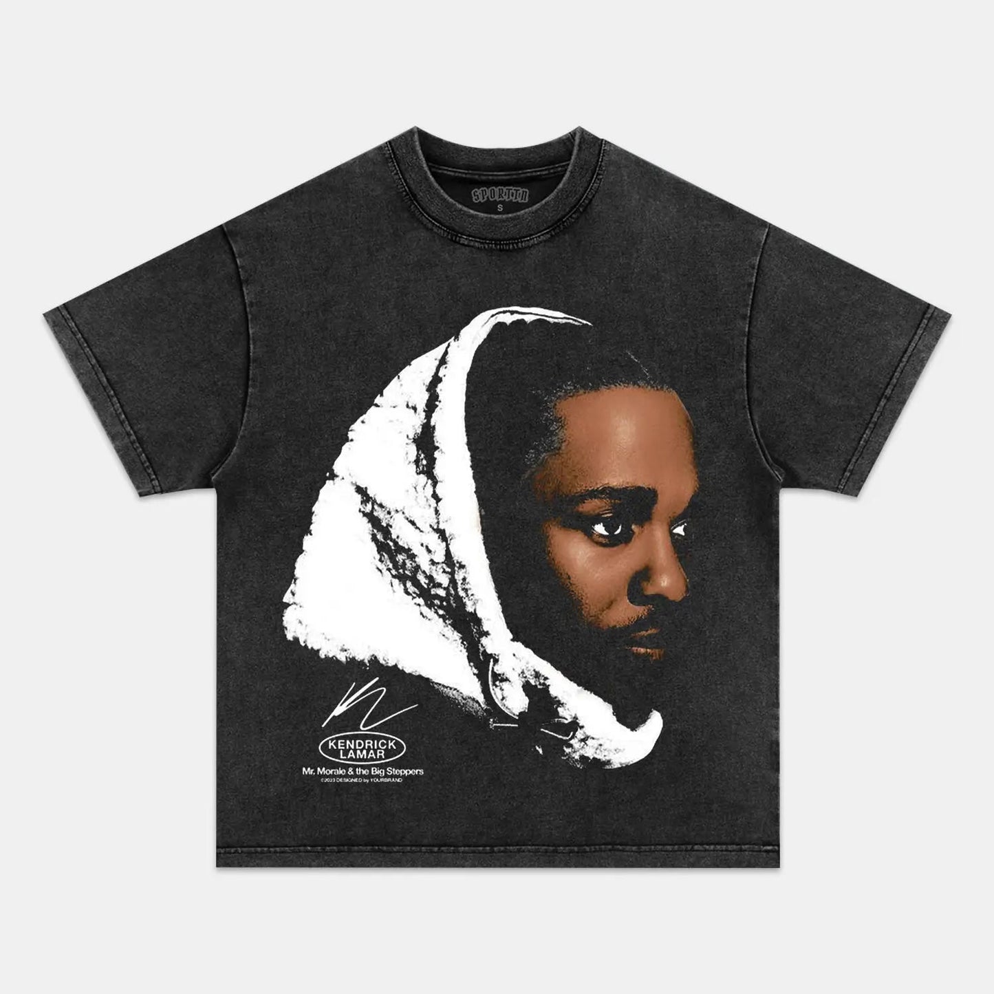 Unisex-Adult Ultra Cotton Washed T-Shirt Graphic  KENDRICK LAMAR