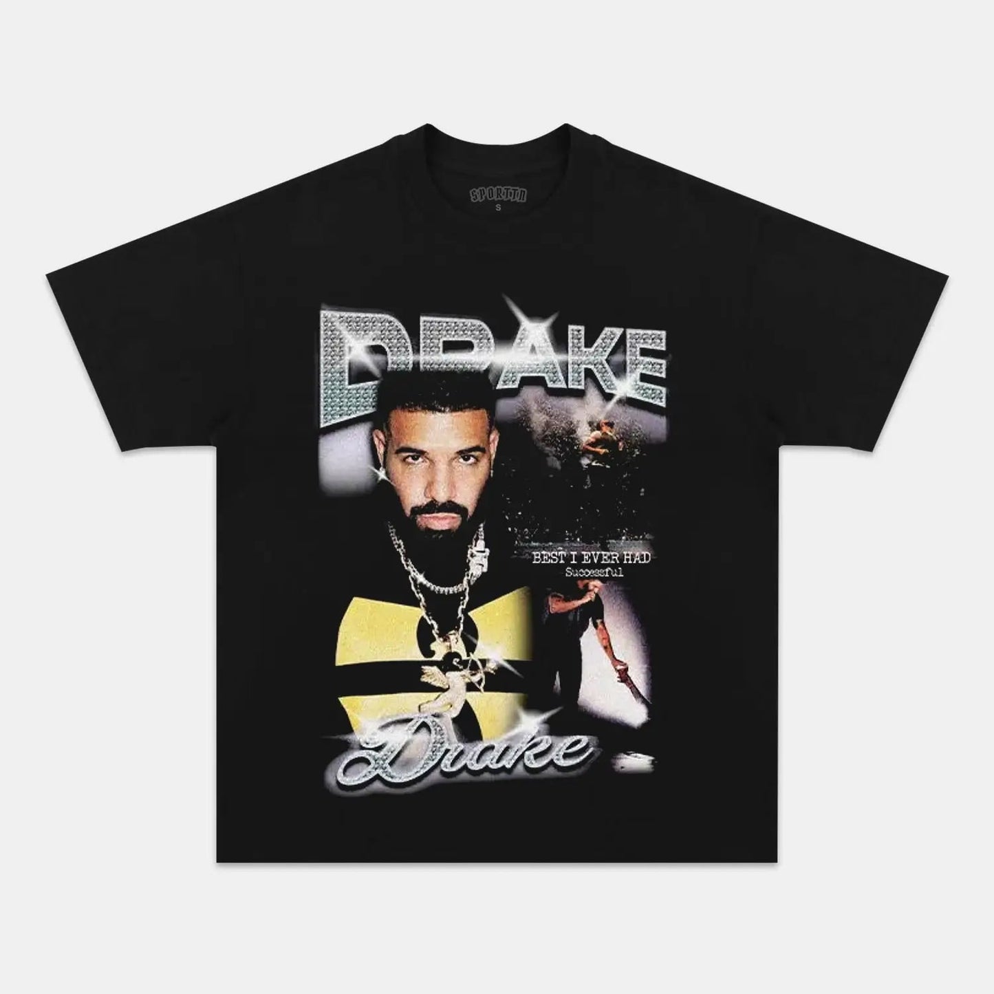 Unisex-Adult Ultra Cotton Washed T-Shirt Graphic  DRAKE V2 VINTAGE TEE