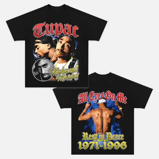 Unisex-Adult Ultra Cotton Washed T-Shirt Graphic  TUPAC TEE