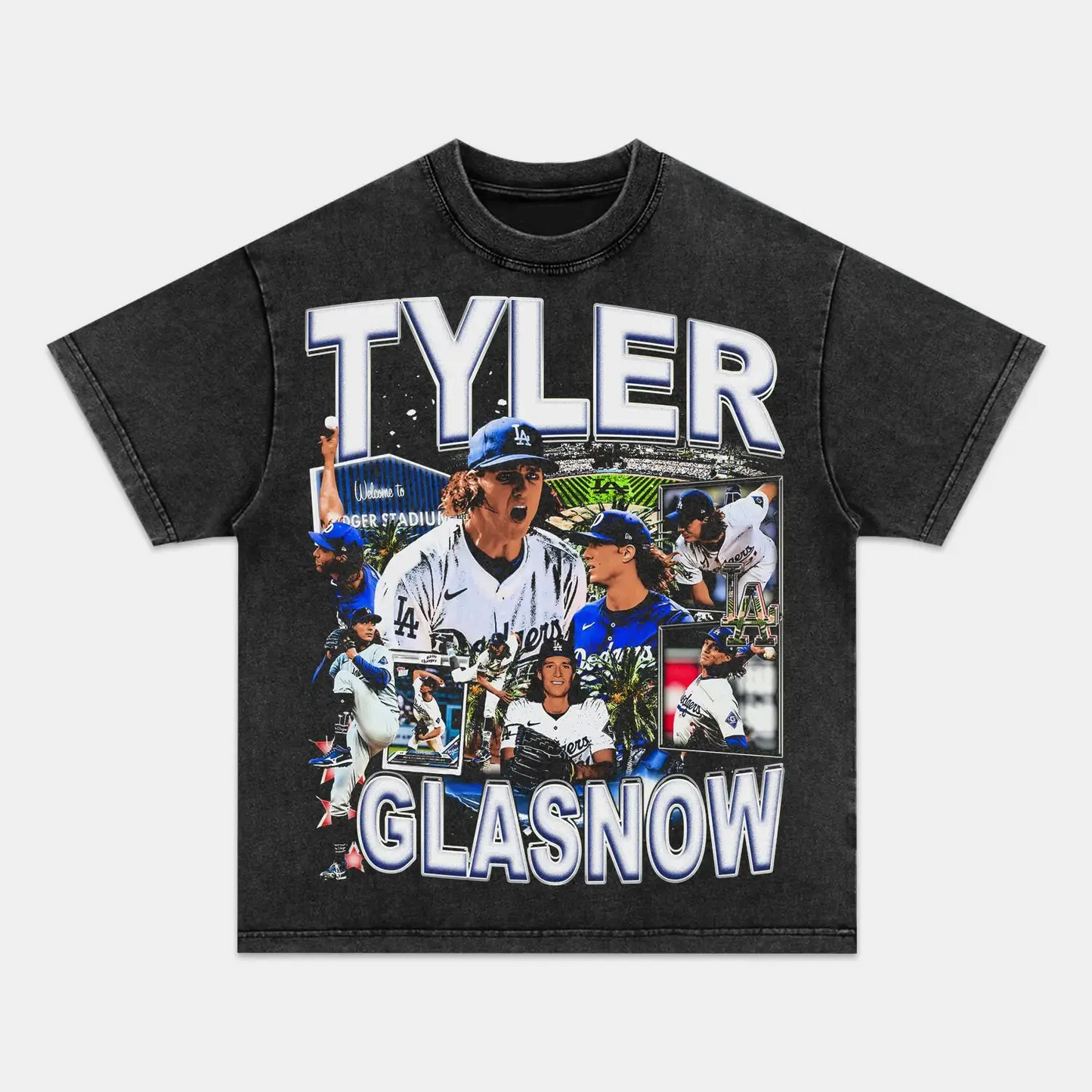 Unisex-Adult Ultra Cotton Washed T-Shirt Graphic  TYLER GLASNOW TEE