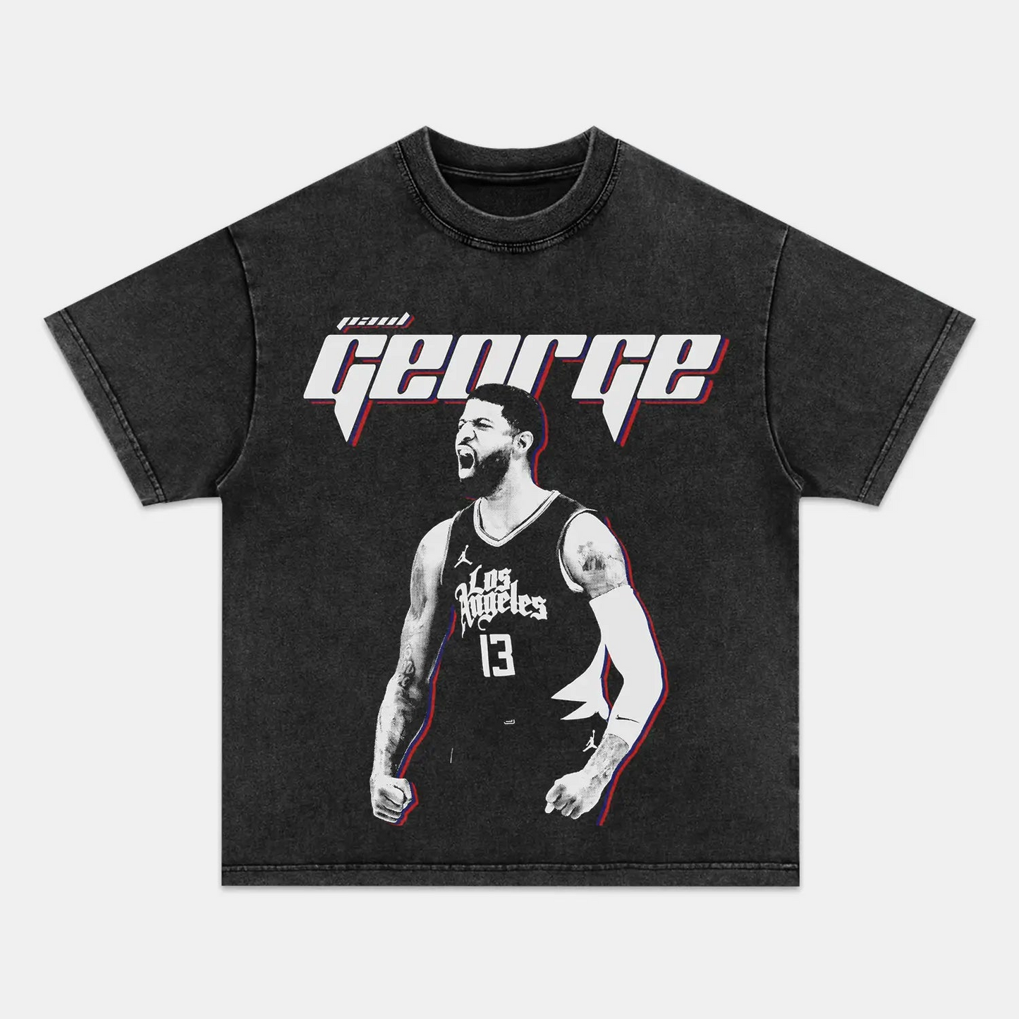 Unisex-Adult Ultra Cotton Washed T-Shirt Graphic    CLASSIC PAUL GEORGE TEE (Men&Women)