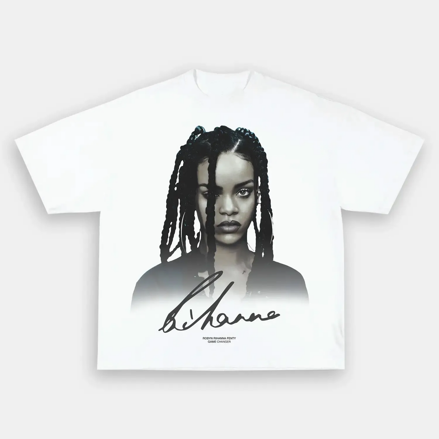 Unisex-Adult Ultra Cotton Washed T-Shirt Graphic  RIHANNA_TEE