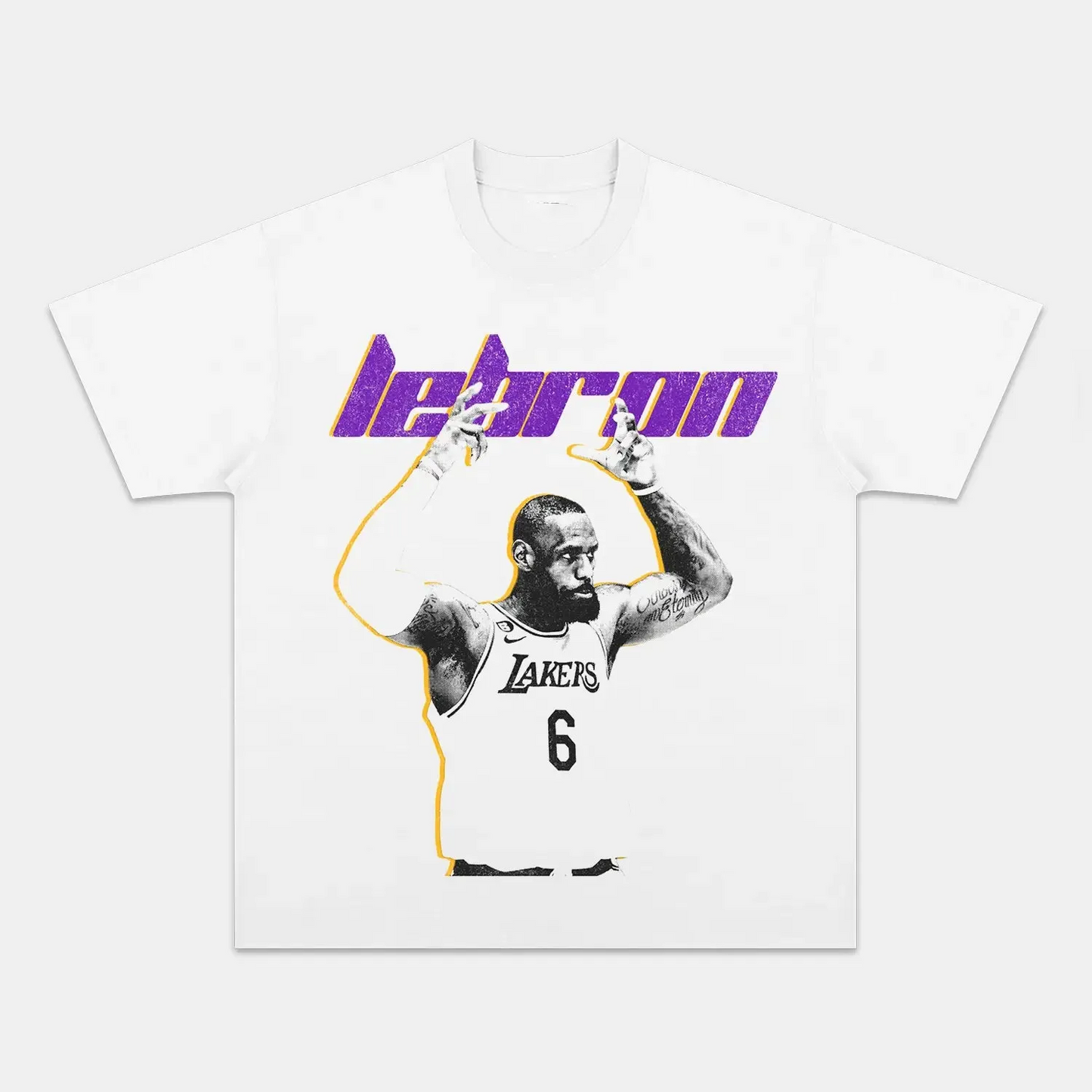 Unisex-Adult Ultra Cotton Washed T-Shirt Graphic    CLASSIC LEBRON TEE (Men&Women)