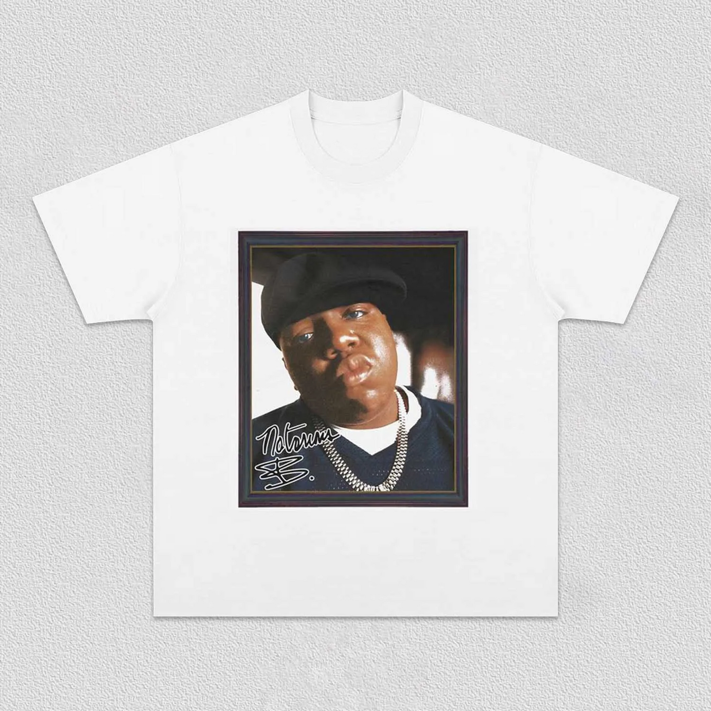 Unisex-Adult Ultra Cotton Washed T-Shirt Graphic  THE NOTORIOUS BIG TEE