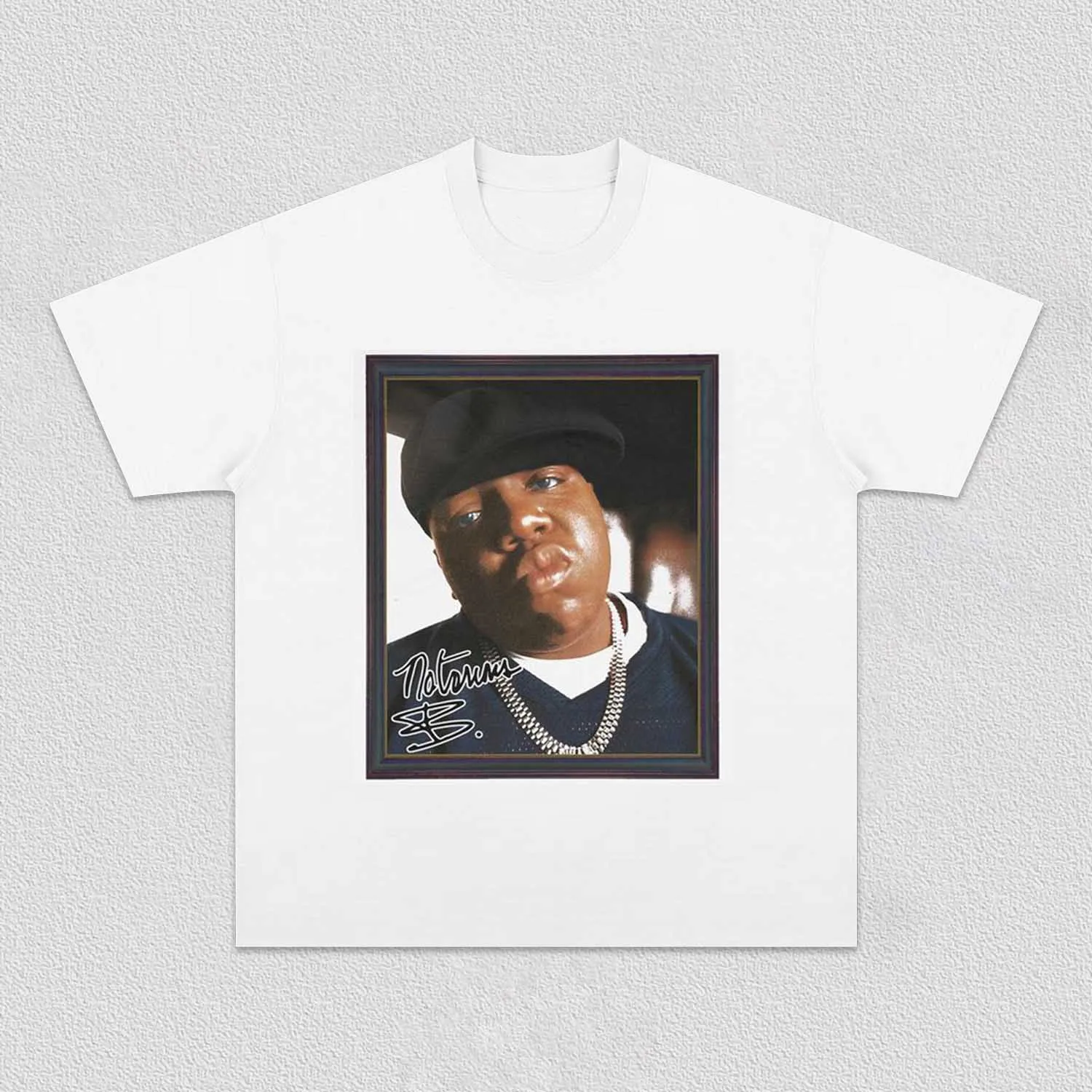 Unisex-Adult Ultra Cotton Washed T-Shirt Graphic  THE NOTORIOUS BIG TEE