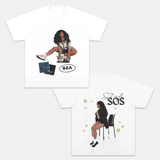 Unisex-Adult Ultra Cotton Washed T-Shirt Graphic  SZA VINTAGE TEE 2