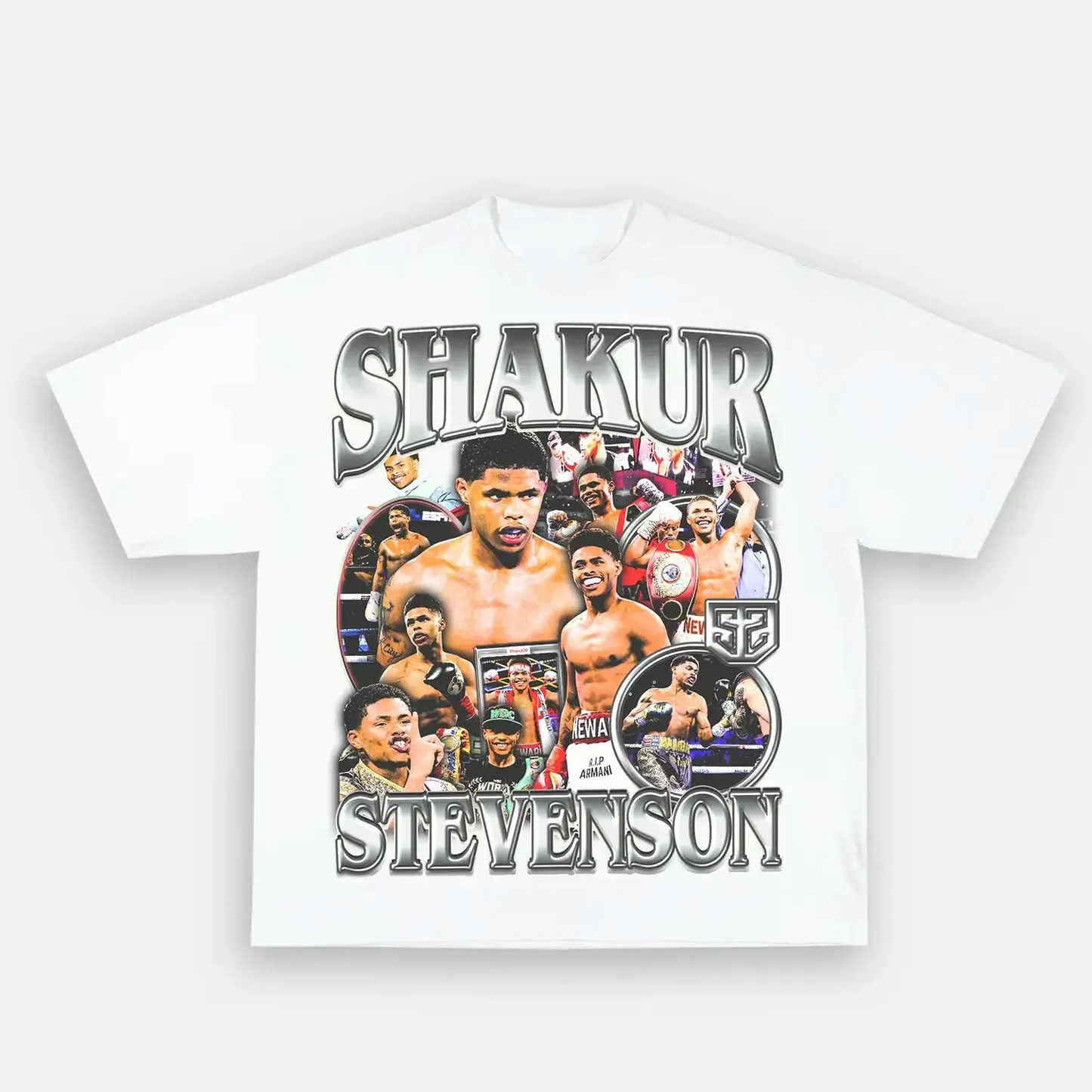 Unisex-Adult Ultra Cotton Washed T-Shirt Graphic  SHAKUR STEVENSON TEE