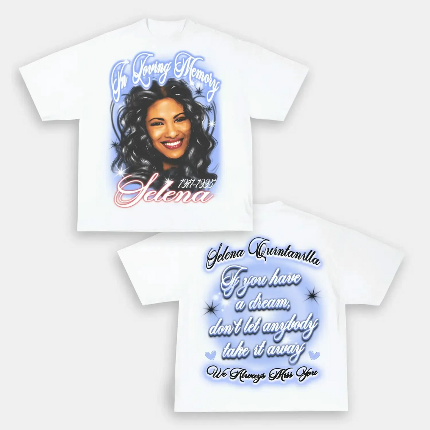 Unisex-Adult Ultra Cotton Washed T-Shirt Graphic  SELENA 2 TEE