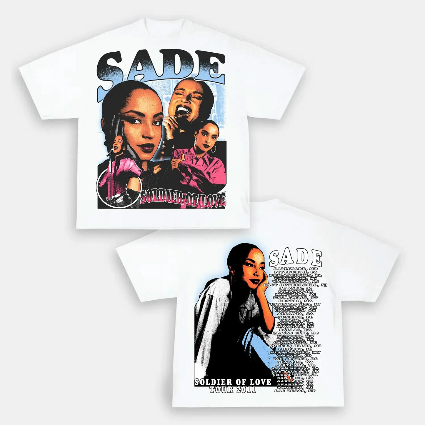 Unisex-Adult Ultra Cotton Washed T-Shirt Graphic  SADE TEE