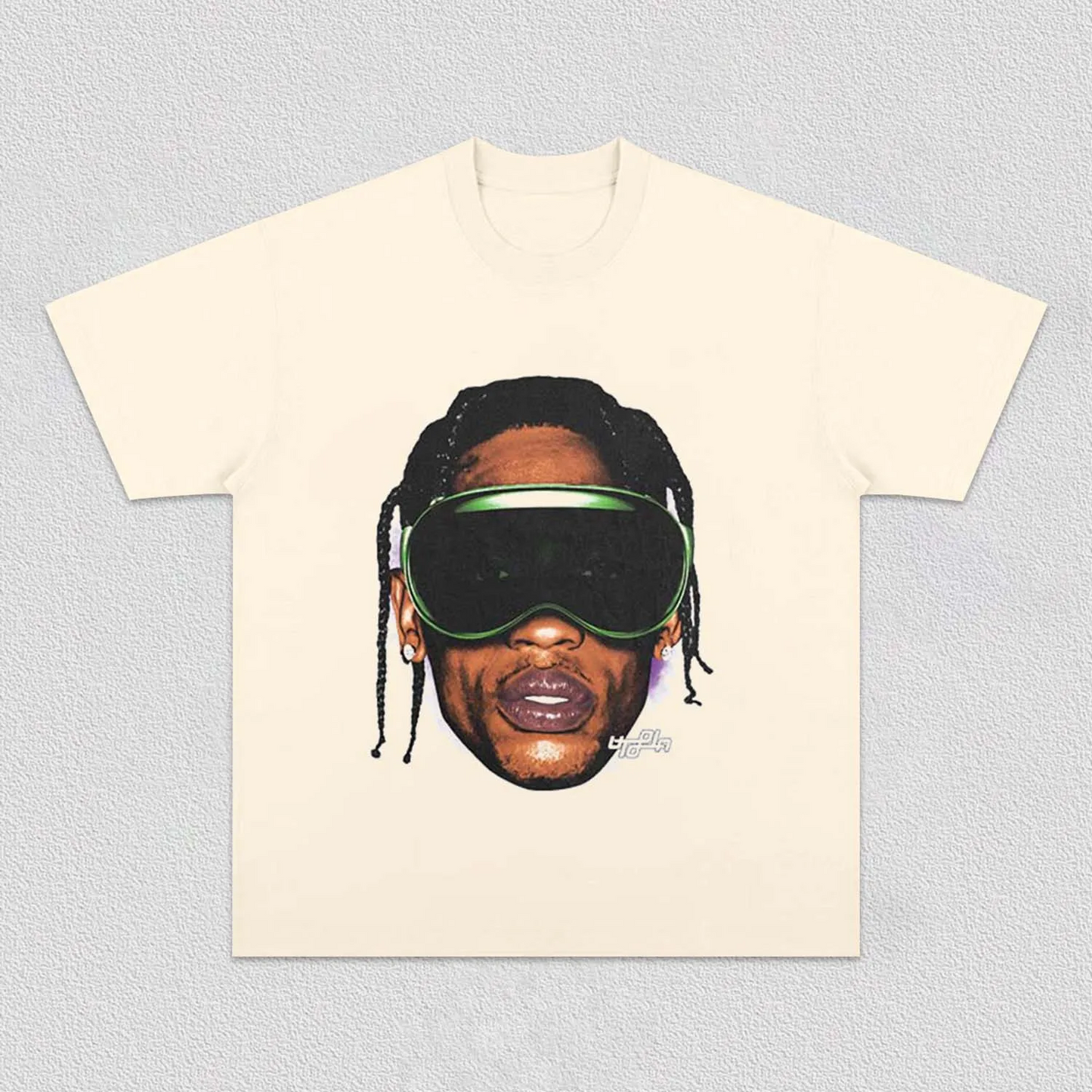 Unisex-Adult Ultra Cotton Washed T-Shirt Graphic  TRAVIS SCOTT TEE