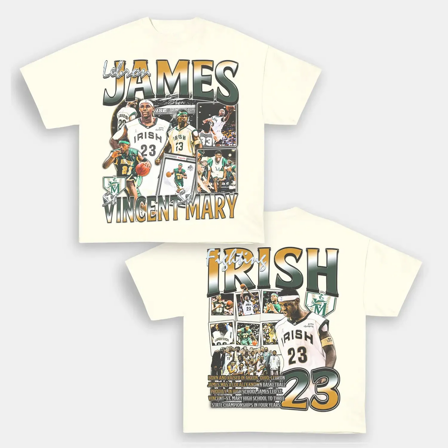 Unisex-Adult Ultra Cotton Washed T-Shirt Graphic  SVSM LEBRON JAMES TEE