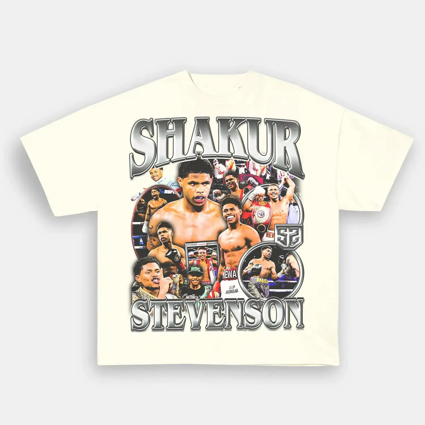 Unisex-Adult Ultra Cotton Washed T-Shirt Graphic  SHAKUR STEVENSON TEE