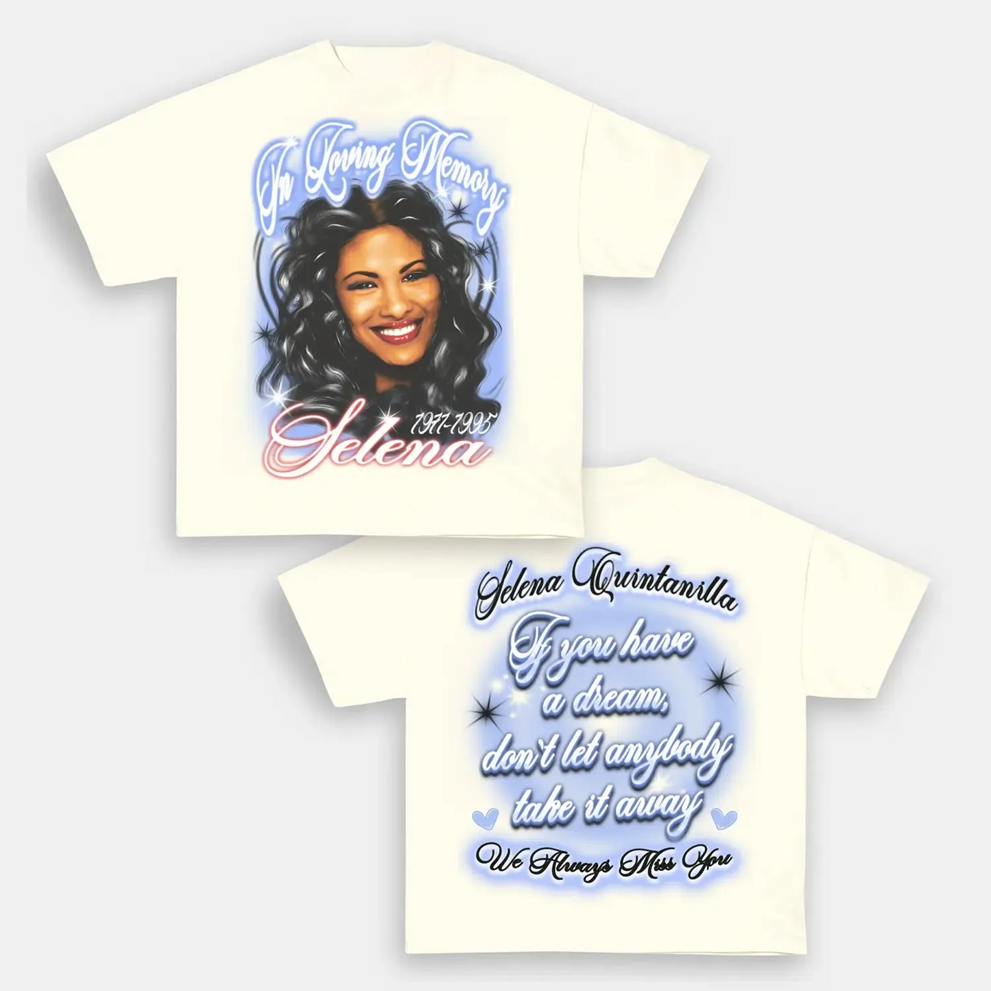 Unisex-Adult Ultra Cotton Washed T-Shirt Graphic  SELENA 2 TEE