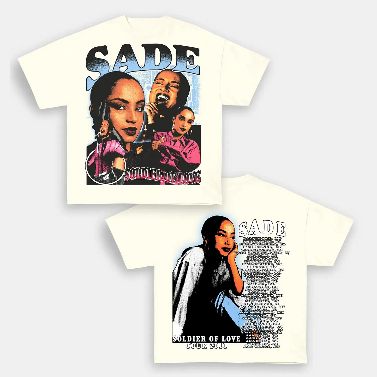 Unisex-Adult Ultra Cotton Washed T-Shirt Graphic  SADE TEE