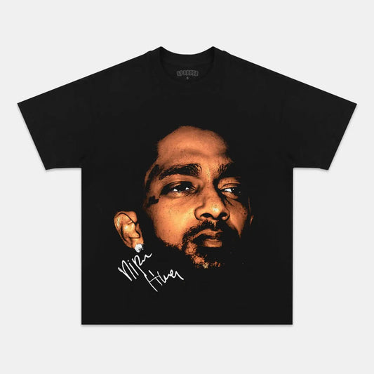 Unisex-Adult Ultra Cotton Washed T-Shirt Graphic  NIPSEY HUSSLE GRAPHIC T-SHIRT