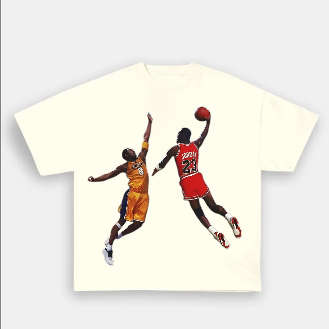 Unisex-Adult Ultra Cotton Washed T-Shirt Graphic KOBE & JORDAN 2024 TEE