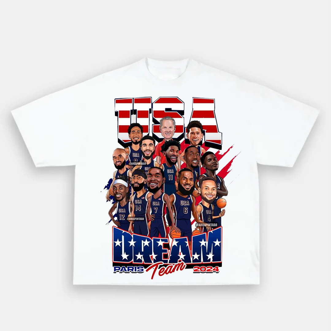 Unisex- USA BASKETBALL 2024 USA TEE