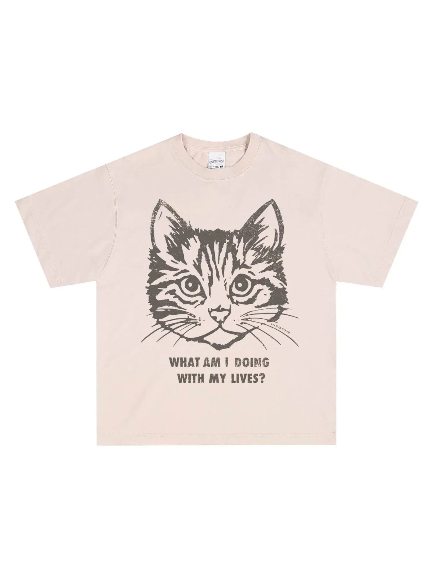 Cat What am i doing Graphic Shirt - GraphThread