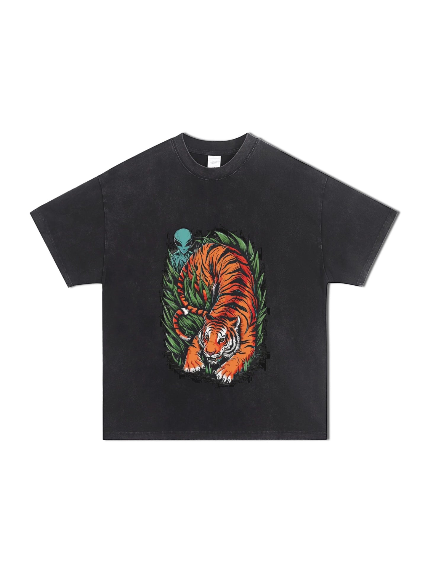 Alien & Roaring Tiger Shirt