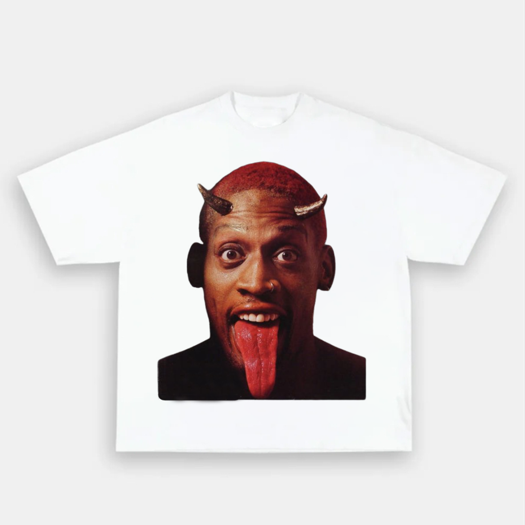 Unisex-Adult Ultra Cotton Washed T-Shirt Graphic Rodman 2024 TEE