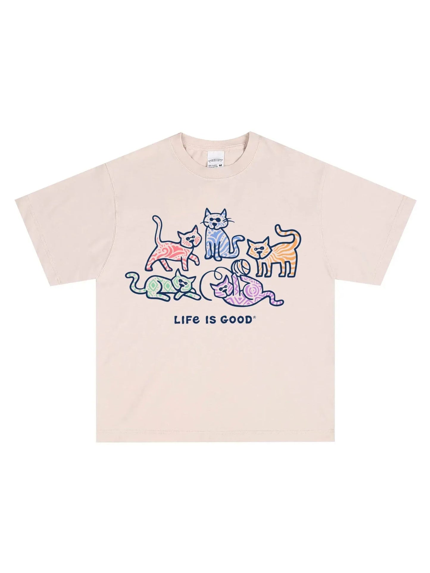 Cat Live Graphic Shirt - GraphThread