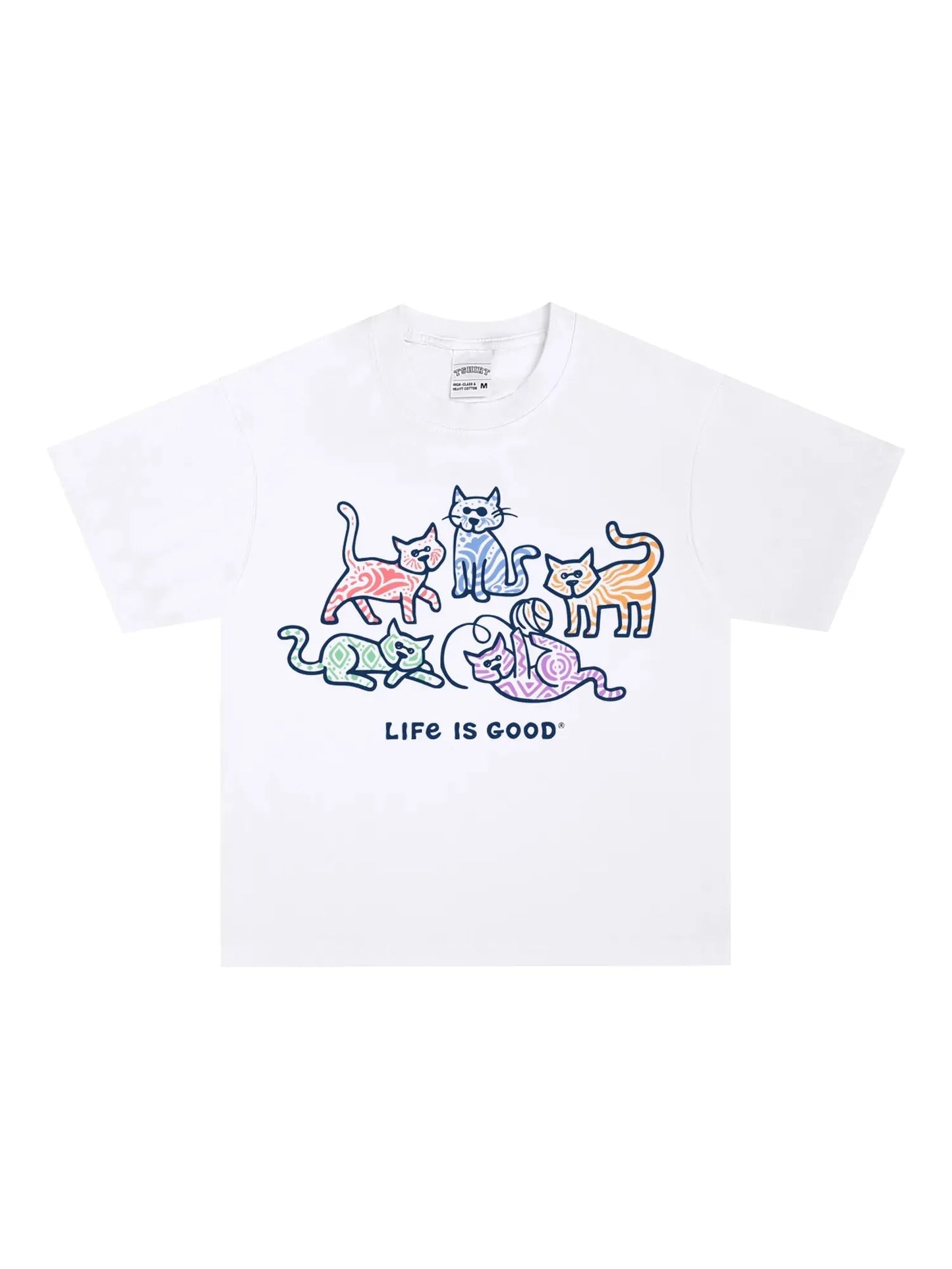 Cat Live Graphic Shirt - GraphThread