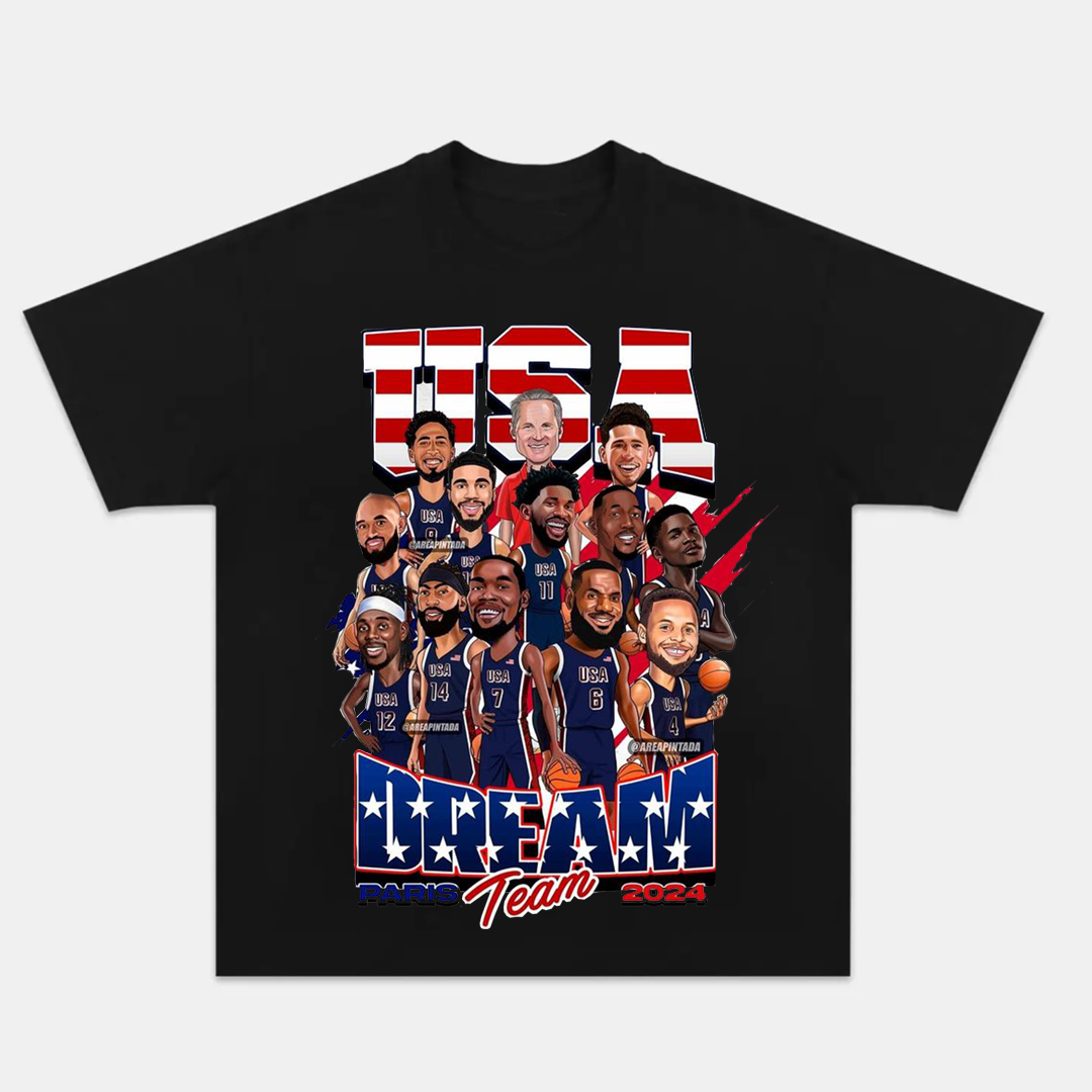 Unisex- USA BASKETBALL 2024 USA TEE