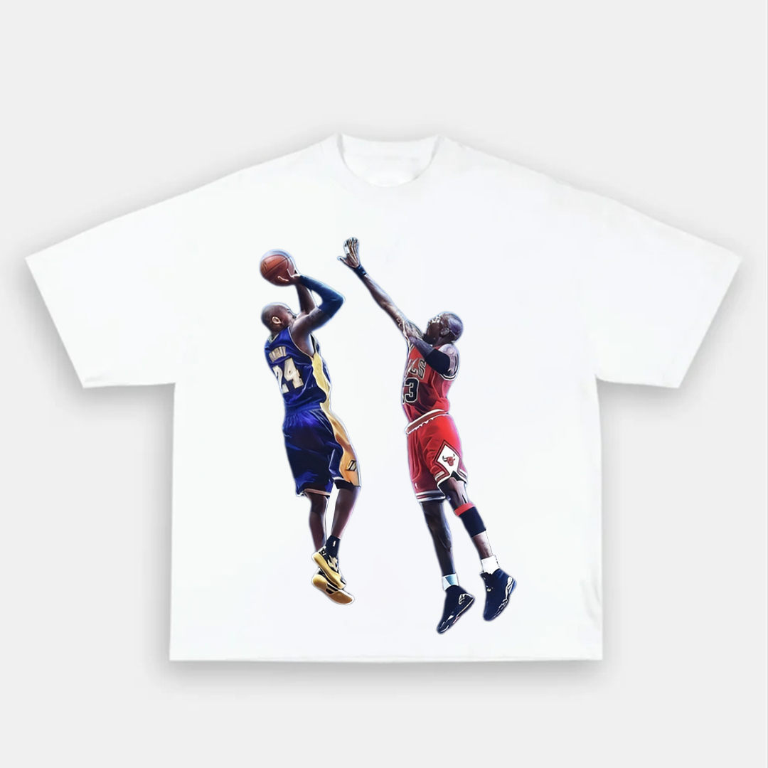 Unisex-Adult Ultra Cotton Washed T-Shirt Graphic KOBE & JORDAN 2024 TEE