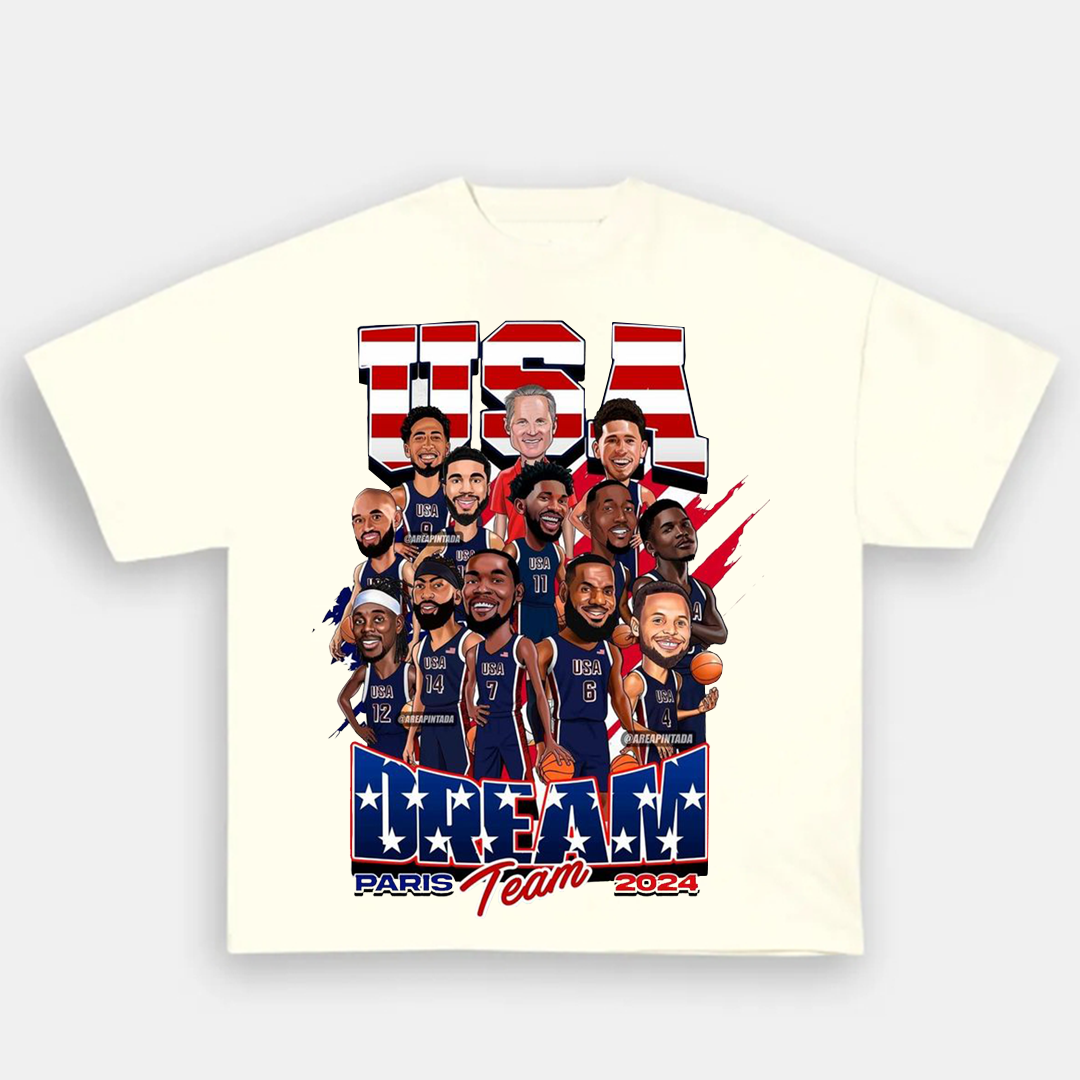 Unisex- USA BASKETBALL 2024 USA TEE