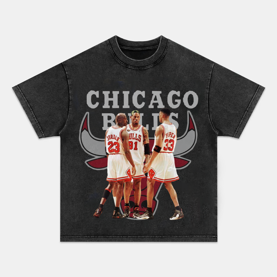 Unisex-Adult Ultra Cotton Washed T-Shirt Graphic Rodman & Jordan &  Pippen 2024 TEE