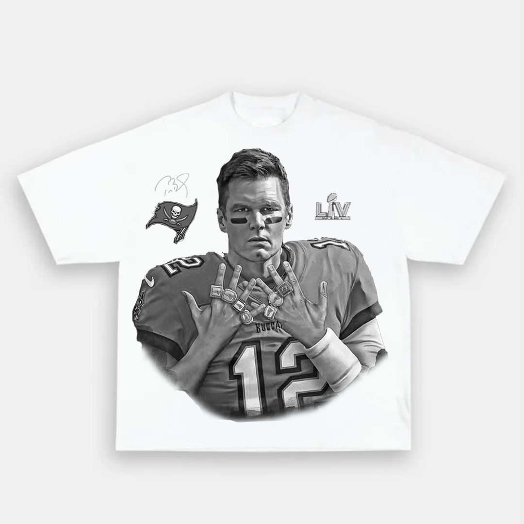 Unisex-Adult Ultra Cotton Washed T-Shirt Graphic Tom Brady 2024 TEE