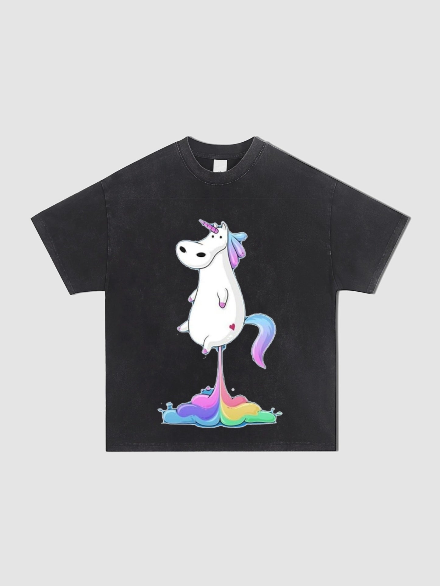 Unicorn Poop Funny Space Graphic Tee