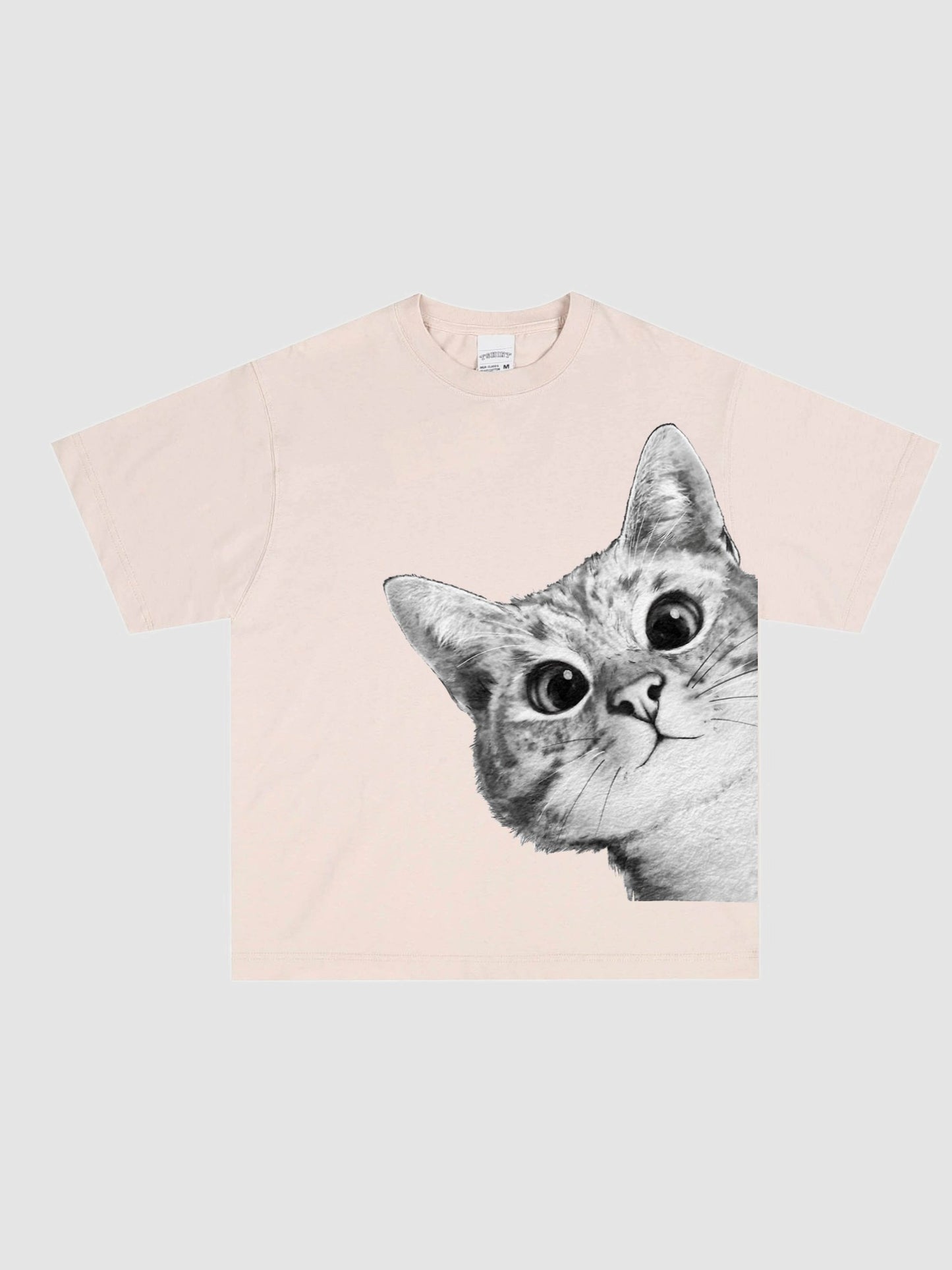 Kawaii Gary Cat Graphic T Shirt