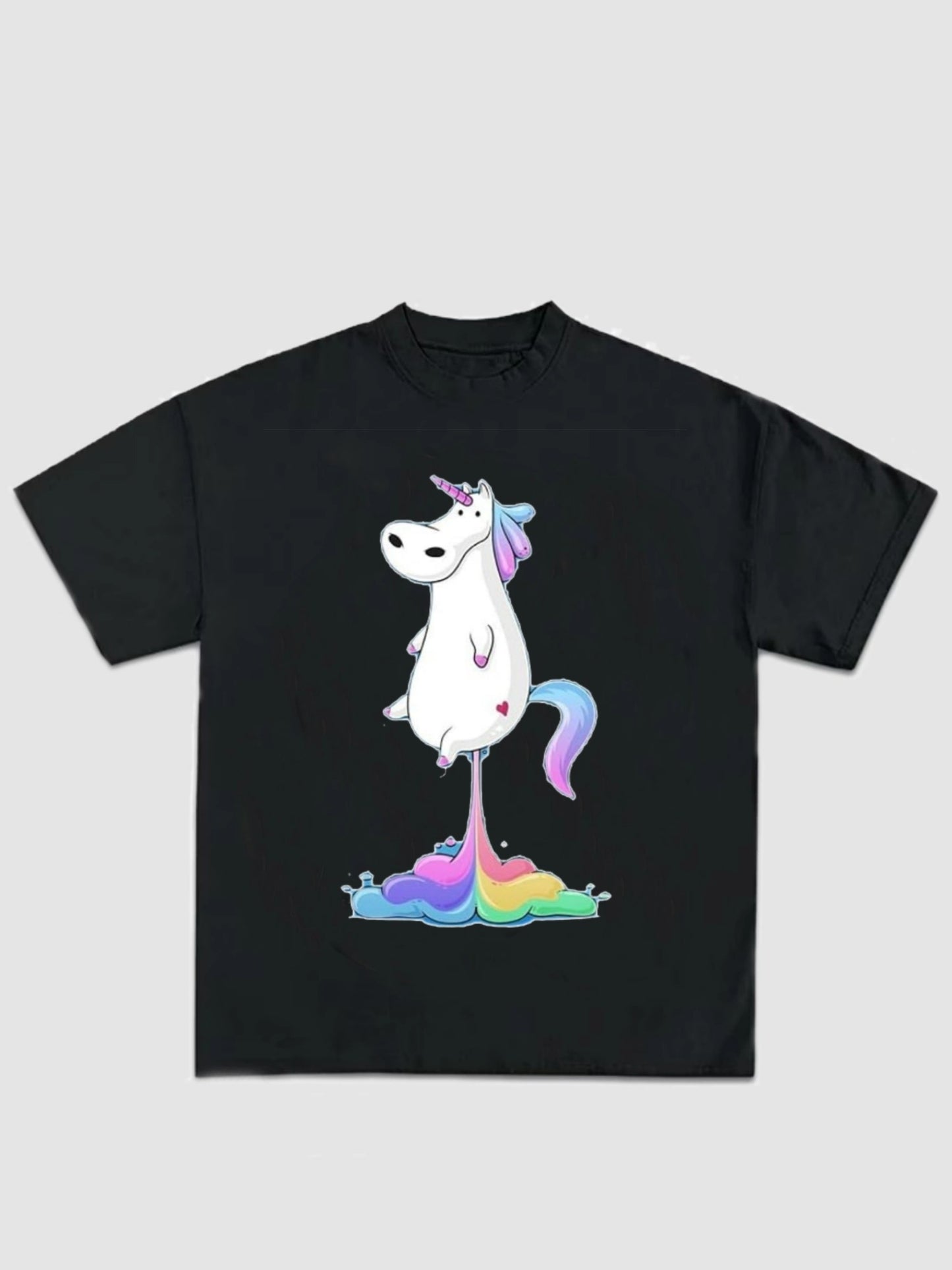 Unicorn Poop Funny Space Graphic Tee