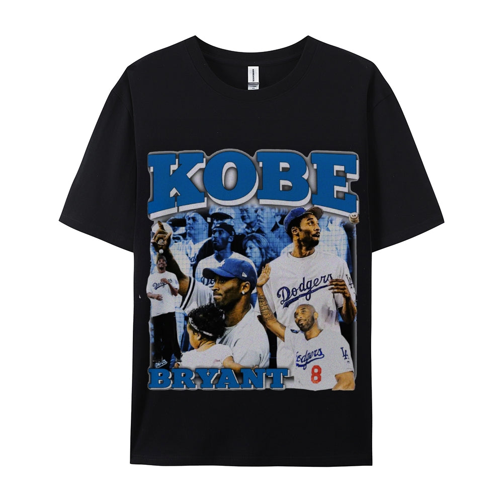 Unisex-Adult Ultra Cotton Washed T-Shirt Graphic KOBE BRYANT SIGNATURE VINTAGE T-SHIRT