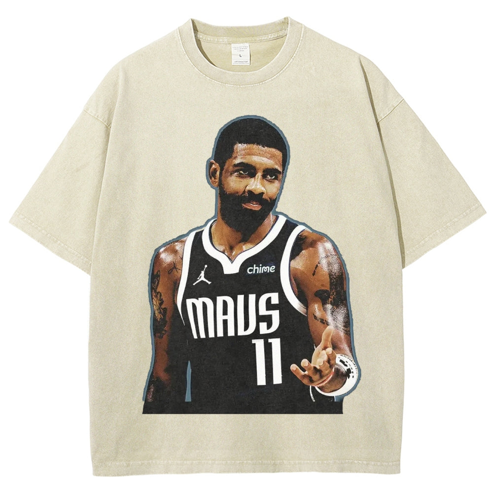 Unisex-Adult Ultra Cotton Washed T-Shirt Graphic KYRIE IRVING TEE