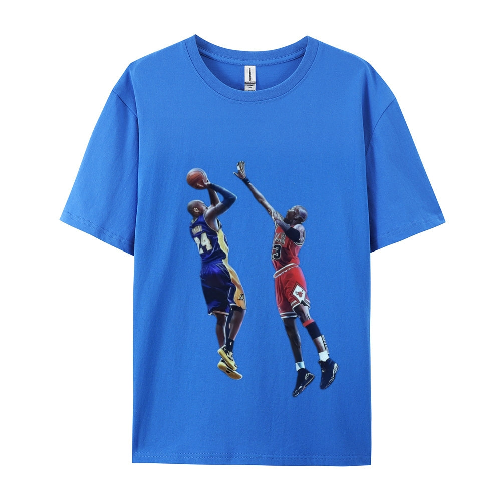 Unisex-Adult Ultra Cotton Washed T-Shirt Graphic KOBE & JORDAN 2024 TEE