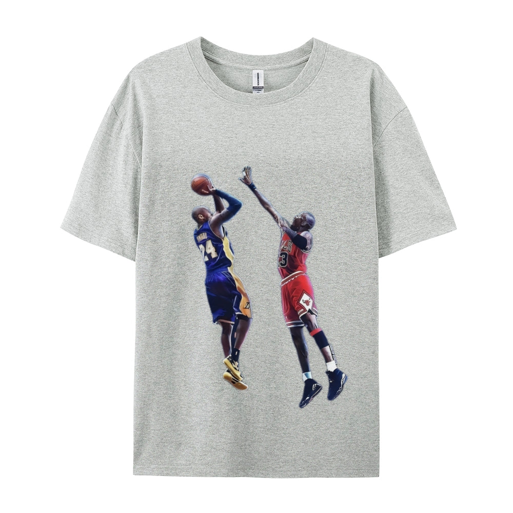 Unisex-Adult Ultra Cotton Washed T-Shirt Graphic KOBE & JORDAN 2024 TEE