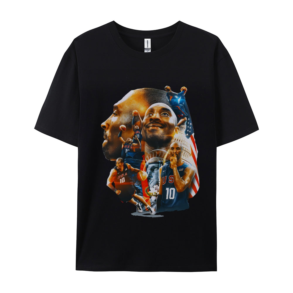 Unisex-Adult Ultra Cotton Washed T-Shirt Graphic KOBE  2024 TEE