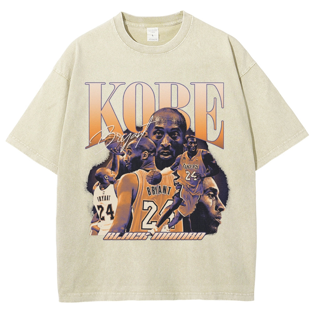 Kobe Bryant Unisex Fit Washed T-Shirt