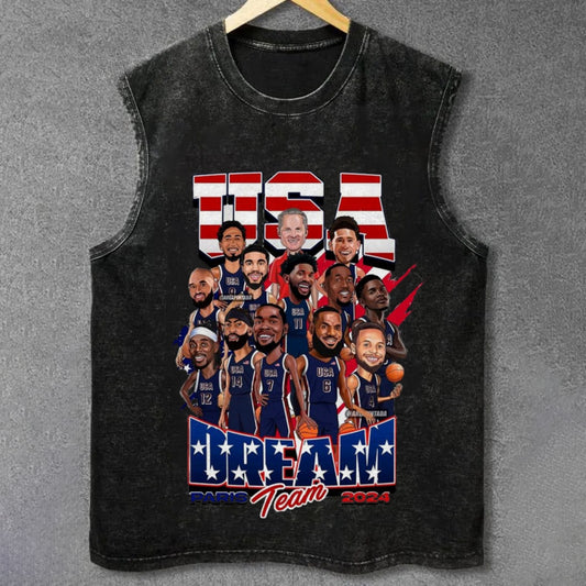 Unisex- USA BASKETBALL 2024 USA Tank