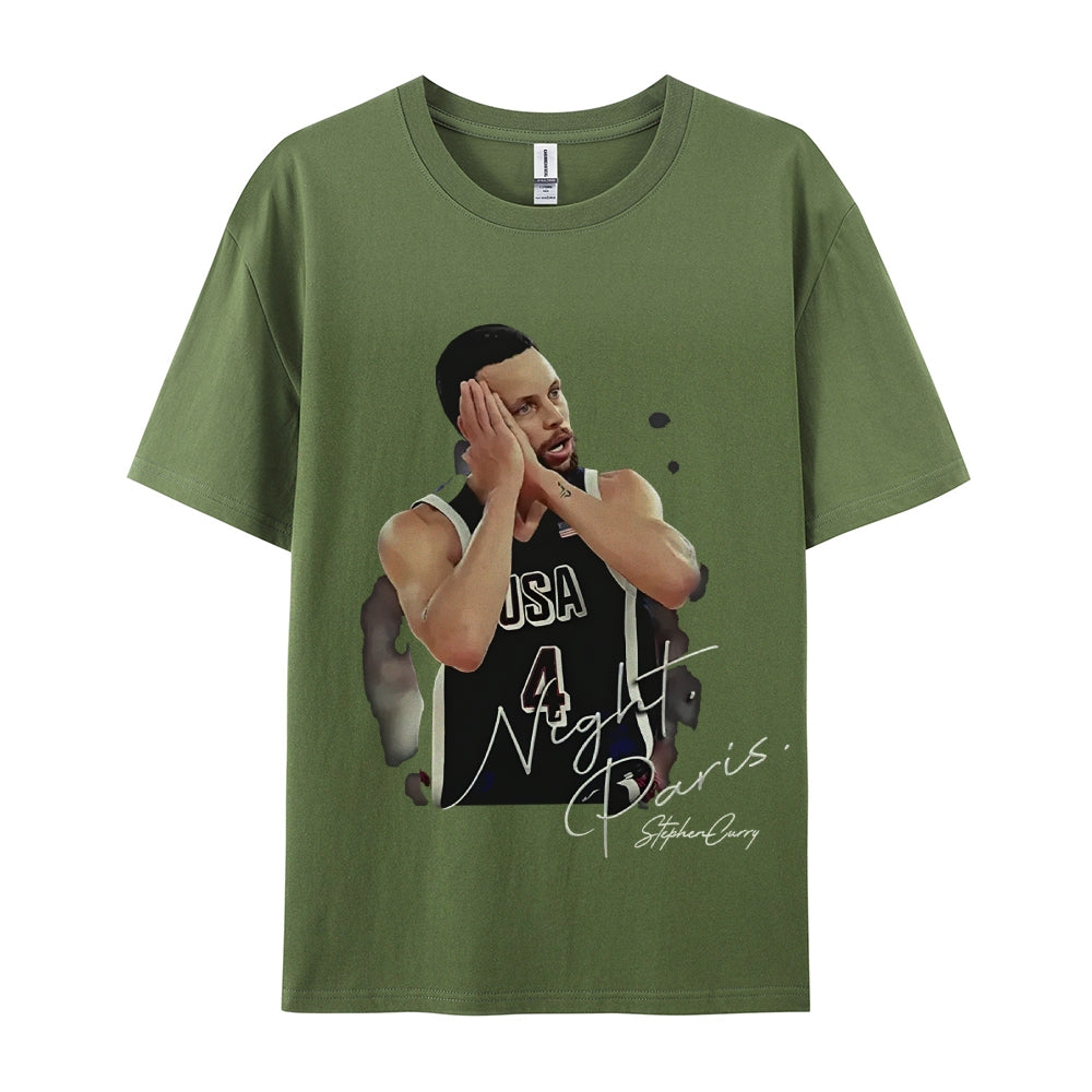 Unisex-Adult Ultra Cotton Washed T-Shirt Graphic STEPHEN CURRY II TEE