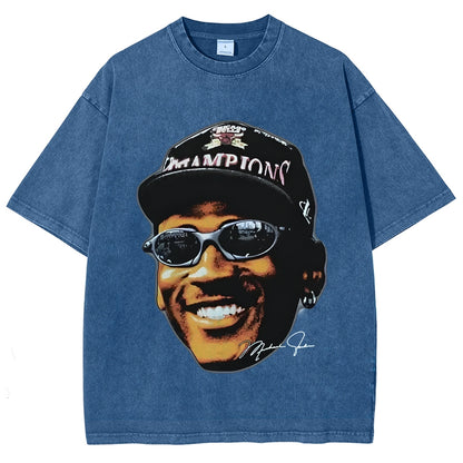 Unisex-Adult Ultra Cotton Washed T-Shirt Graphic MICHAEL JORDAN 3 TEE