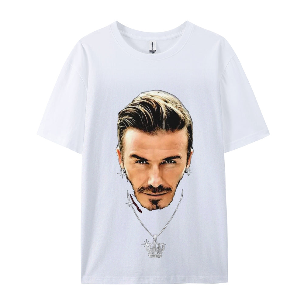 Unisex-Adult Ultra Cotton Washed T-Shirt Graphic BECKHAM TEE