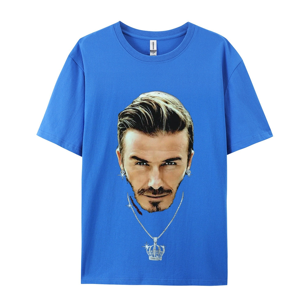 Unisex-Adult Ultra Cotton Washed T-Shirt Graphic BECKHAM TEE