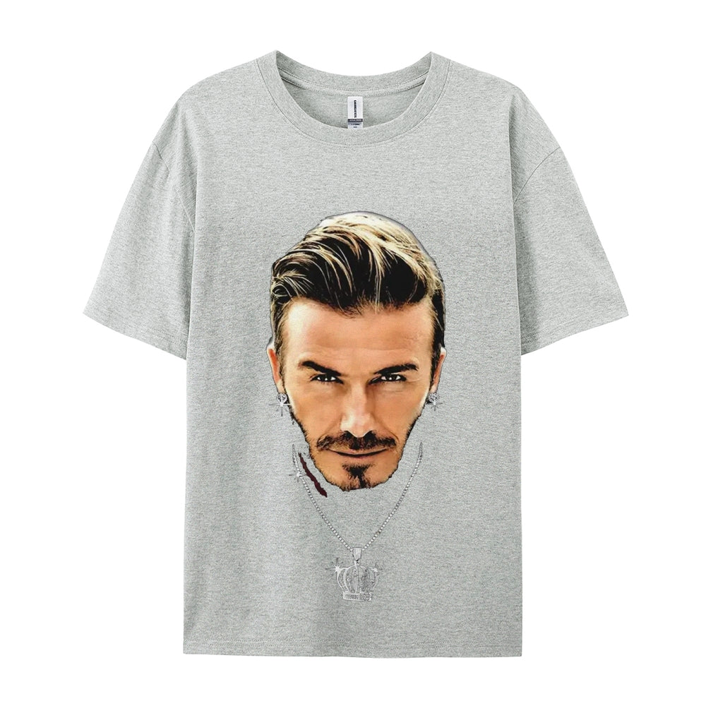 Unisex-Adult Ultra Cotton Washed T-Shirt Graphic BECKHAM TEE