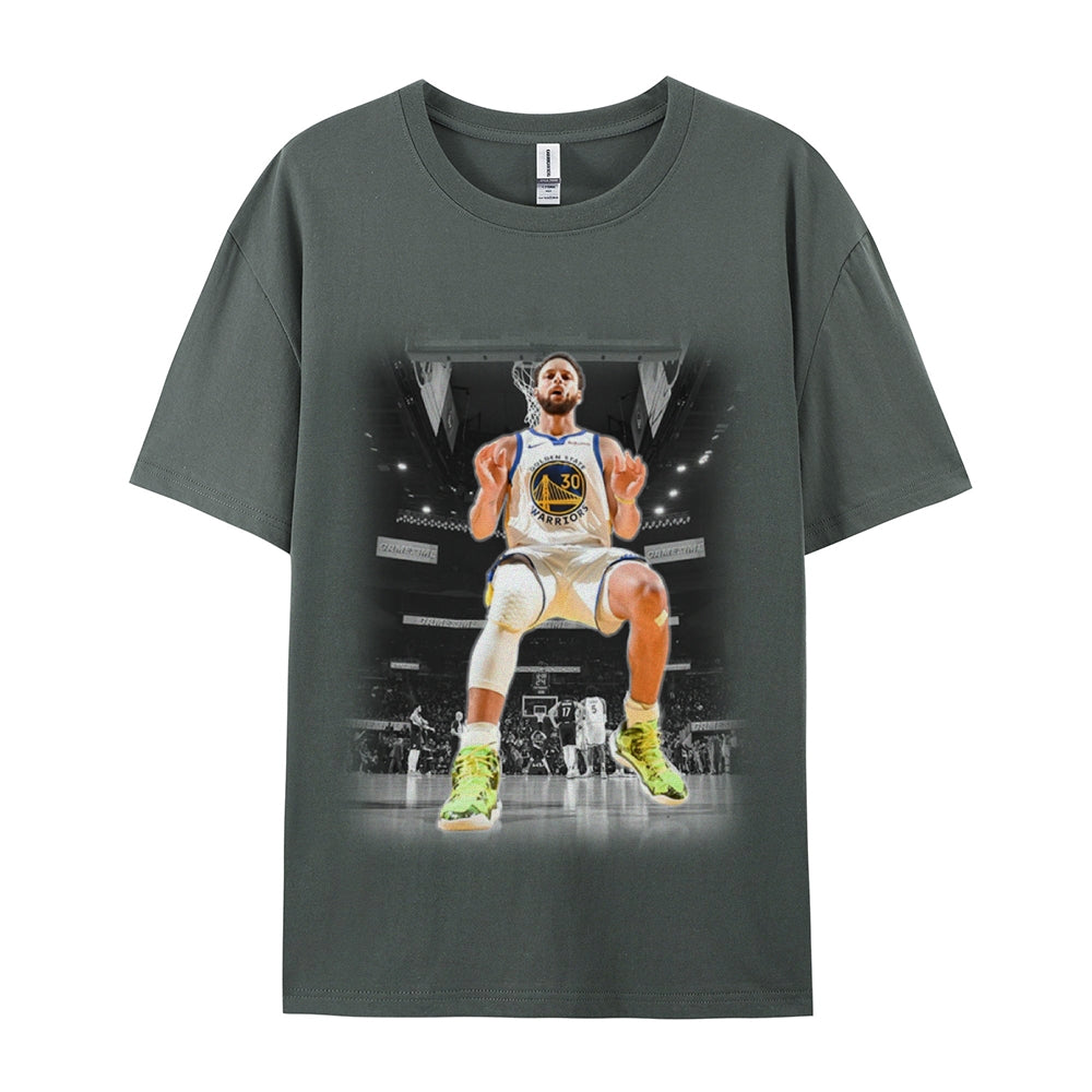 Unisex-Adult Ultra Cotton Washed T-Shirt Graphic- CURRY 2024 TEE