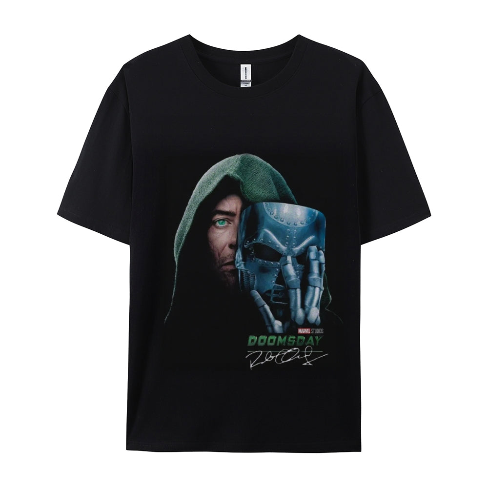 Unisex-Adult Ultra Cotton Washed T-Shirt Graphic DOCTOR DOOM TEE