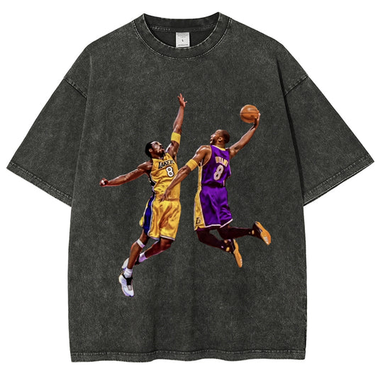 Unisex-Adult Ultra Cotton Washed T-Shirt Graphic KOBE  2024 TEE